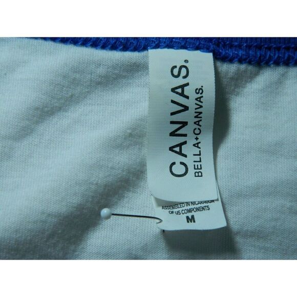 Uncle Drew Movie T-Shirt Baseball Size Medium White Blue Cast Shaq Kyrie Irving - Picture 5 of 6